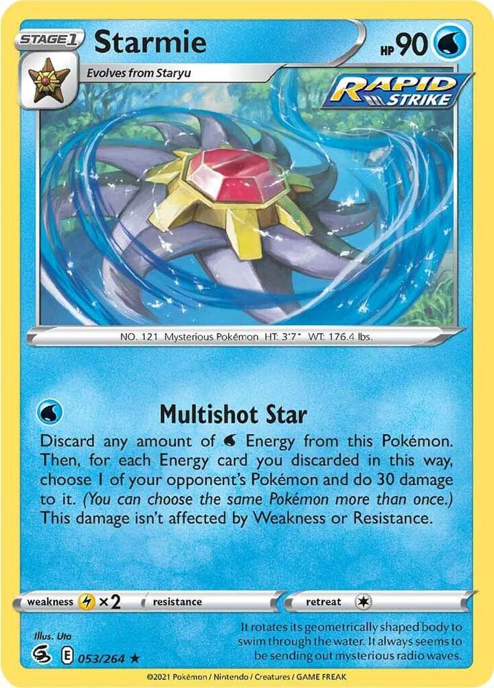 Starmie Stage 1 · Rapid Strike