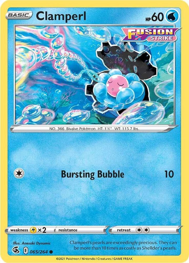 Clamperl Basic · Fusion Strike