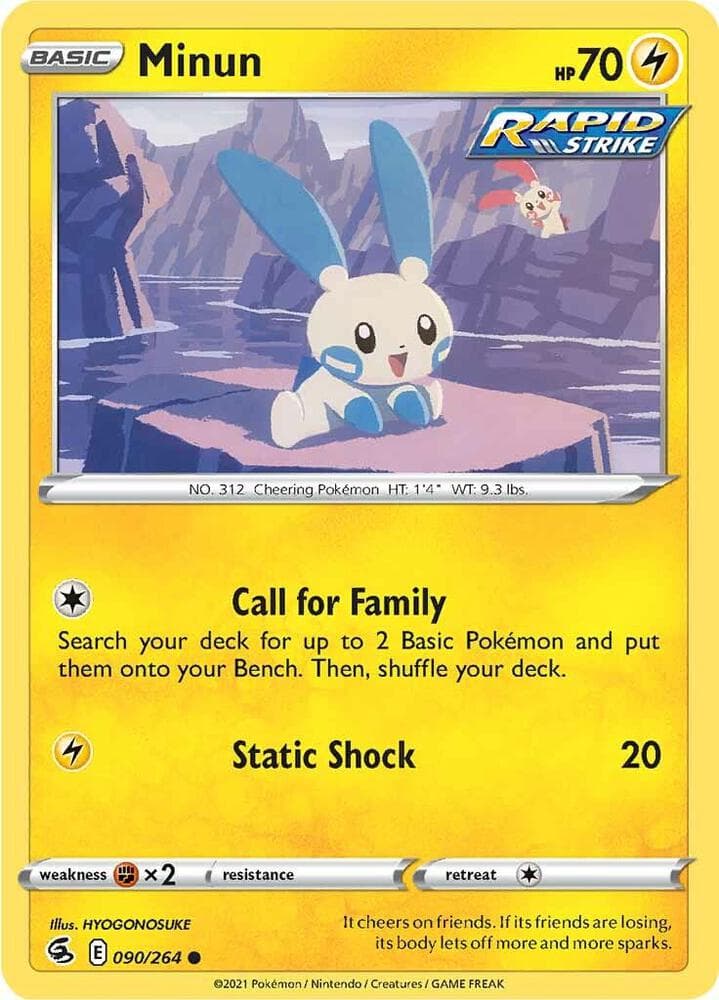 Minun Basic · Rapid Strike