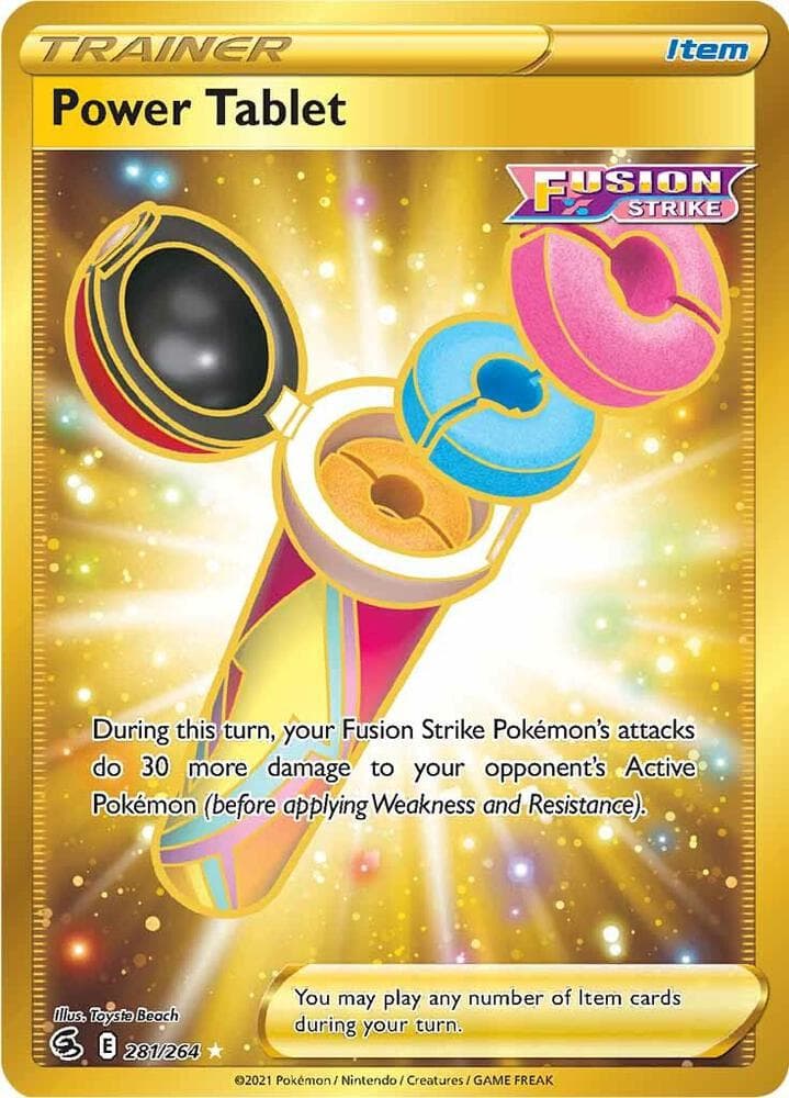 Power Tablet Secret Item · Fusion Strike
