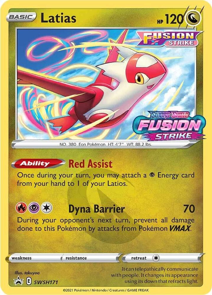 Latias SWSH171 Prerelease Basic
