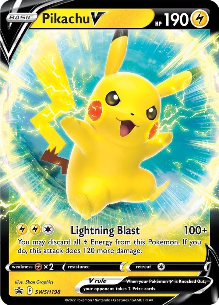 Pikachu V SWSH198 Basic