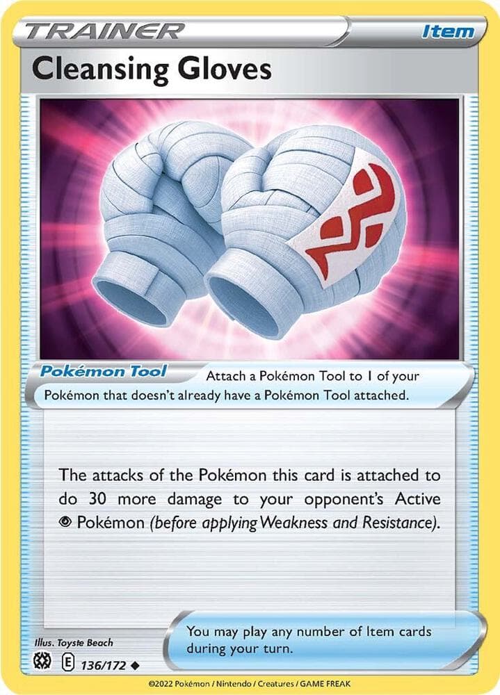 Cleansing Gloves Item · Pokémon Tool
