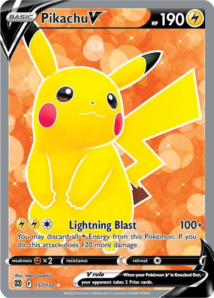 Pikachu V Full Art Basic
