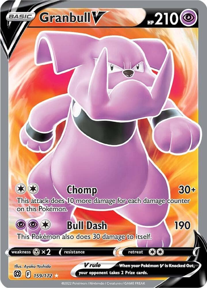 Granbull V Full Art Basic