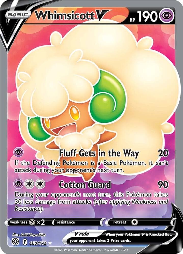 Whimsicott V Full Art Basic
