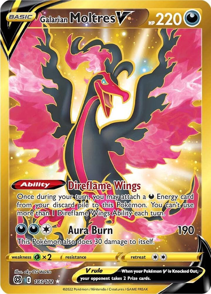 Galarian Moltres V Secret Basic