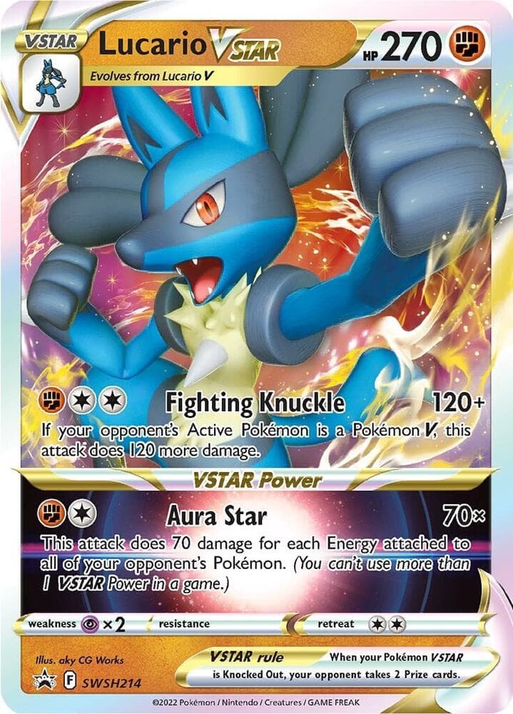 Lucario VSTAR SWSH214 VSTAR