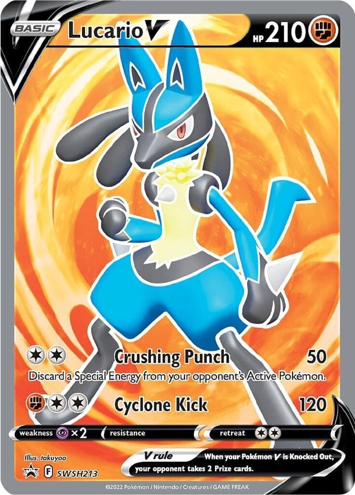 Lucario V SWSH213 Basic