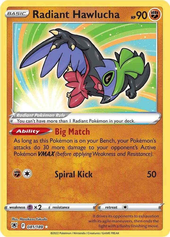 Radiant Hawlucha Basic · Radiant