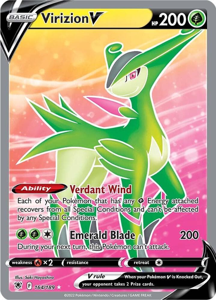 Virizion V Full Art Basic