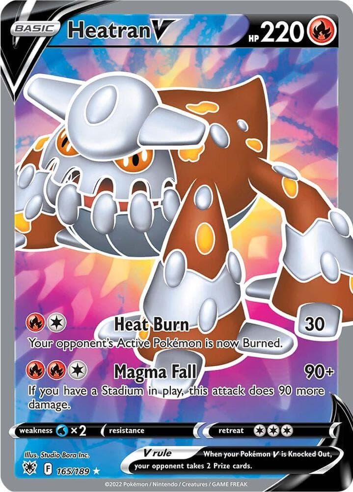 Heatran V Full Art Basic