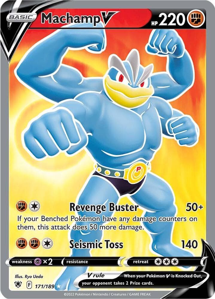 Machamp V Full Art Basic