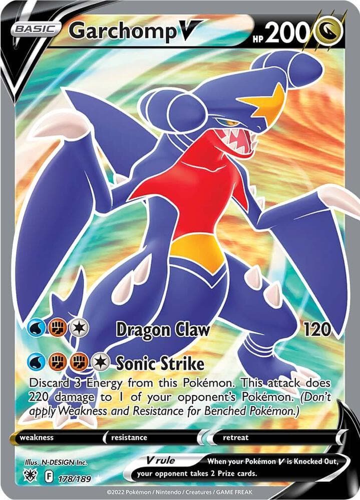 Garchomp V Full Art Basic