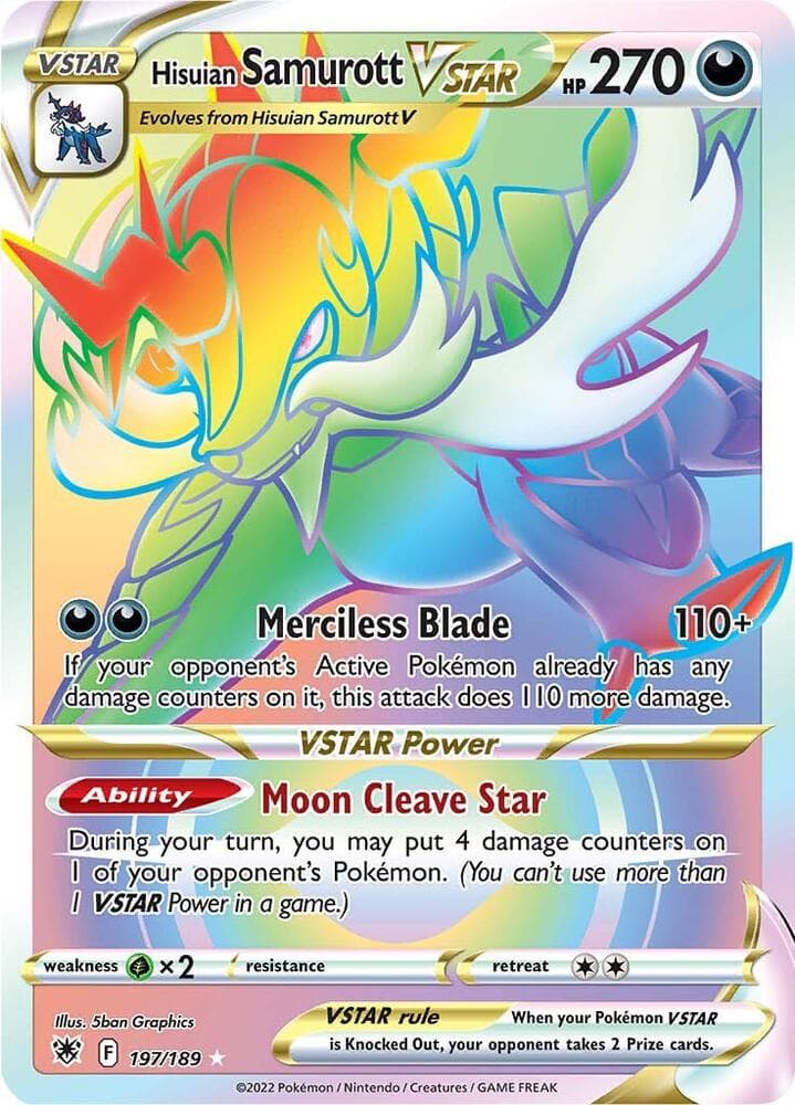 Hisuian Samurott VSTAR Secret VSTAR