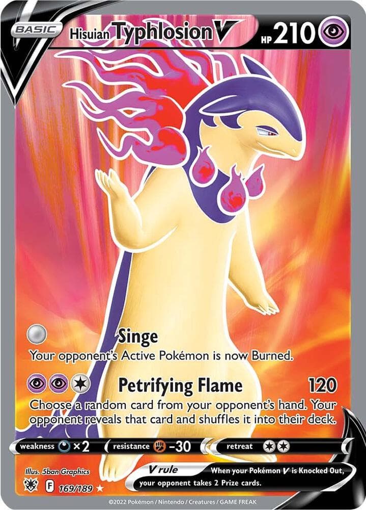 Hisuian Typhlosion V Full Art Basic