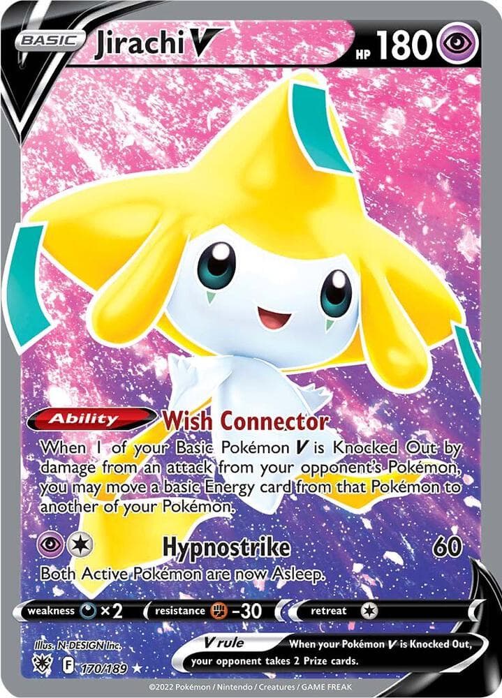 Jirachi V Full Art Basic