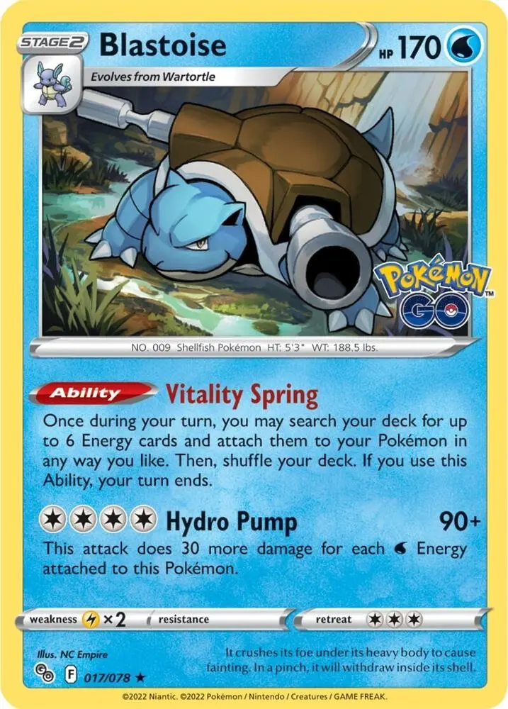 Blastoise Stage 2