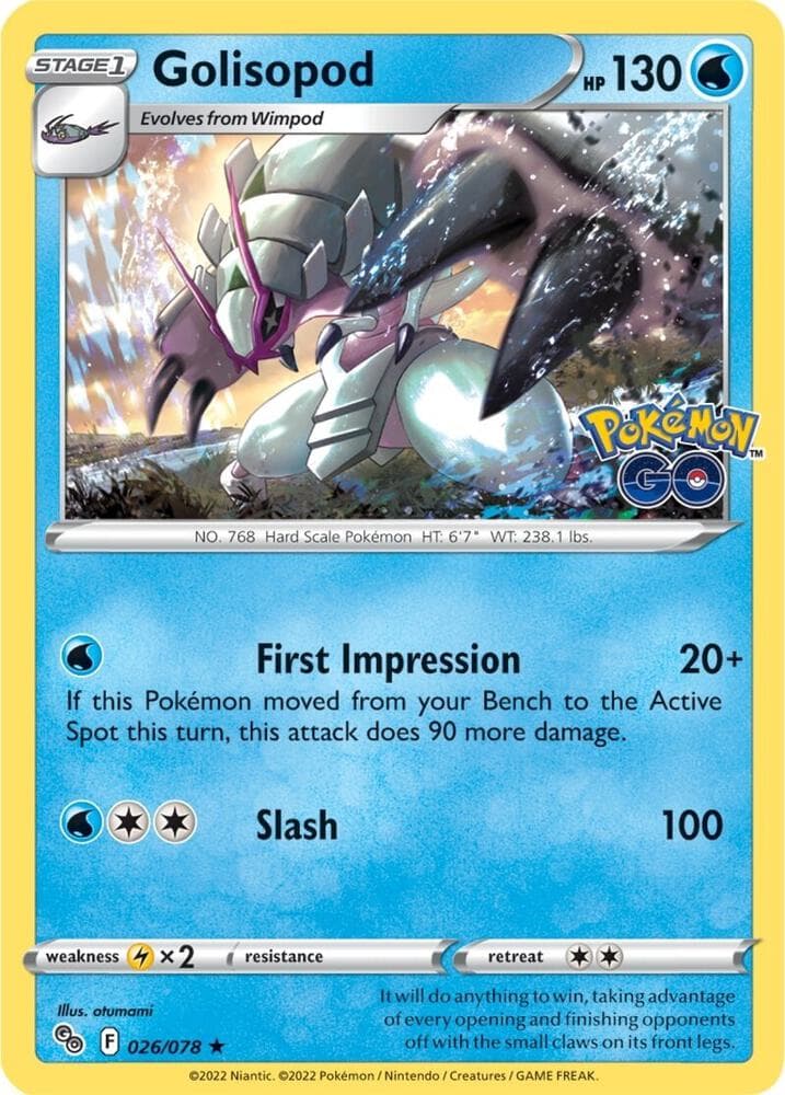 Golisopod Stage 1