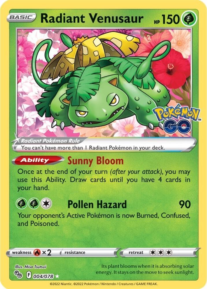 Radiant Venusaur Basic · Radiant