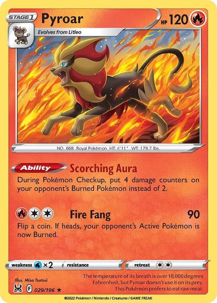 Pyroar Stage 1