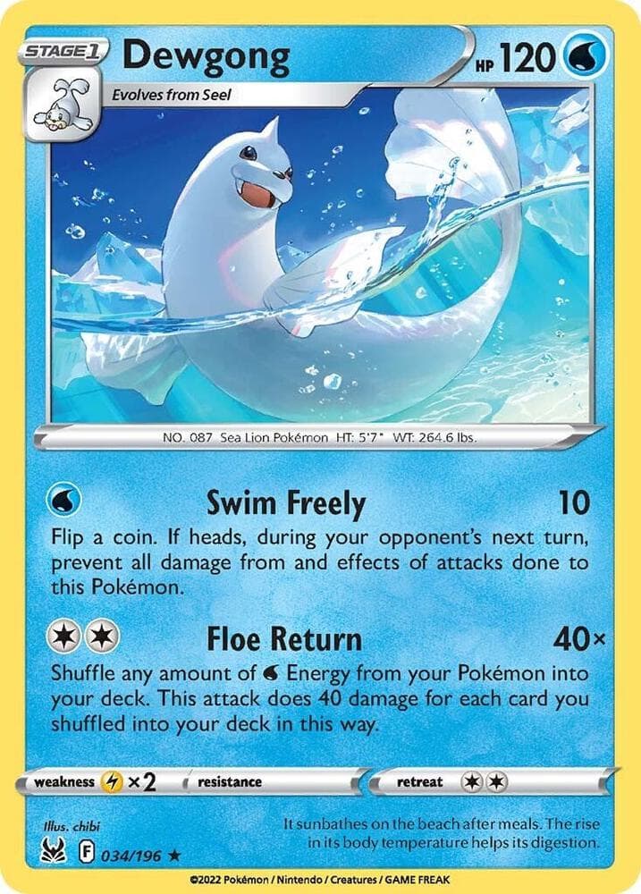 Dewgong Stage 1