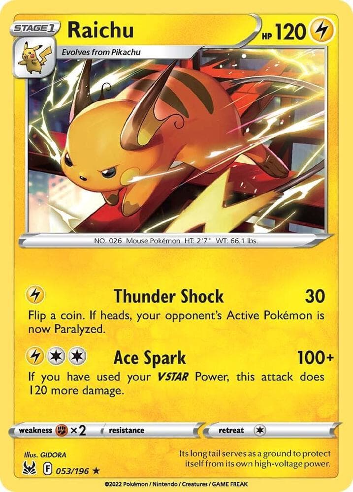 Raichu Stage 1