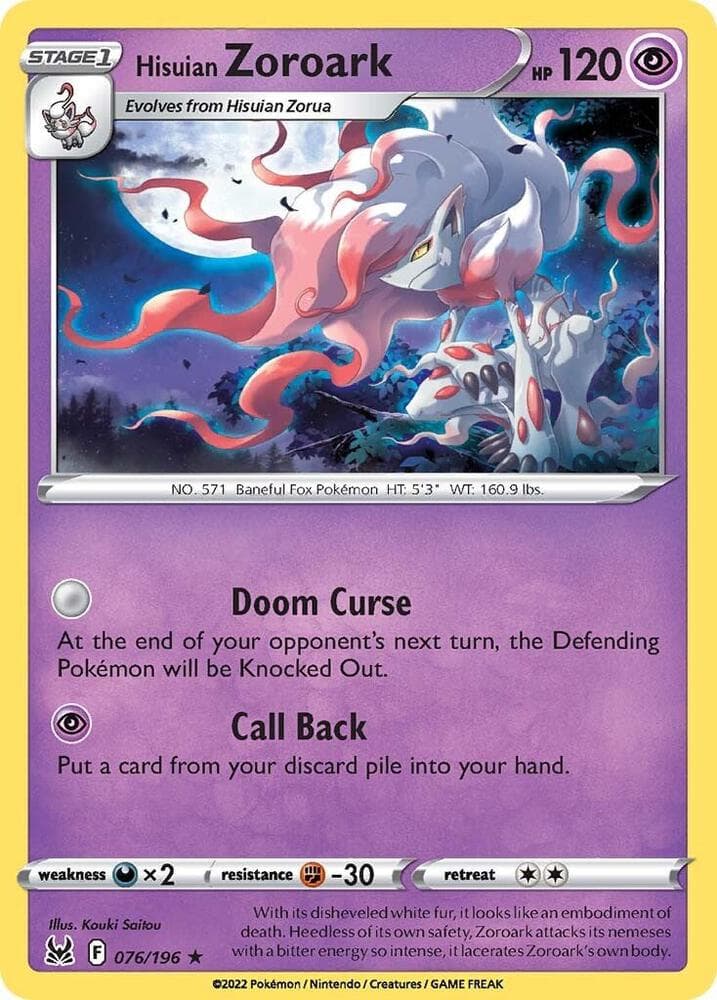 Hisuian Zoroark Stage 1