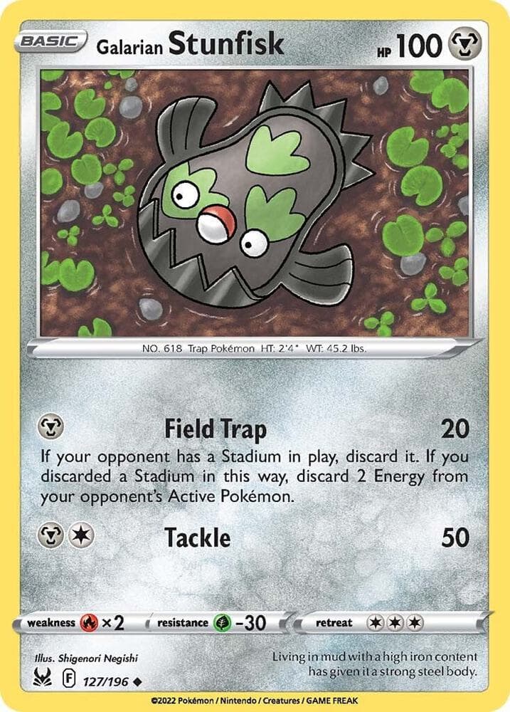 Galarian Stunfisk Basic