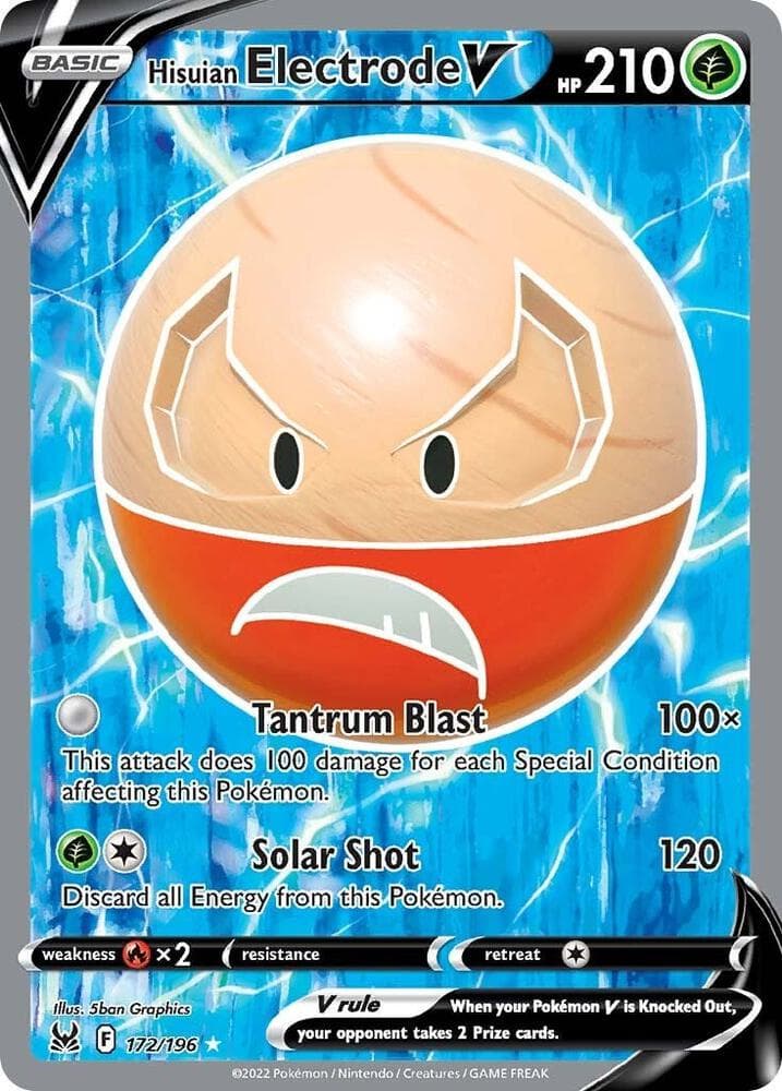 Hisuian Electrode V Full Art Basic