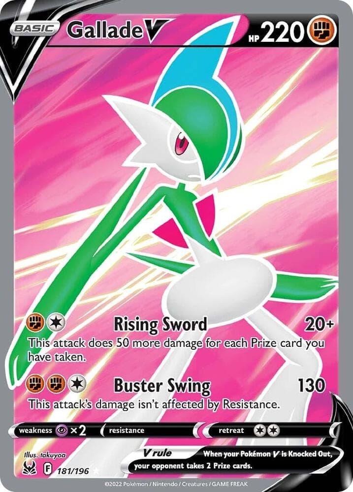 Gallade V Full Art Basic