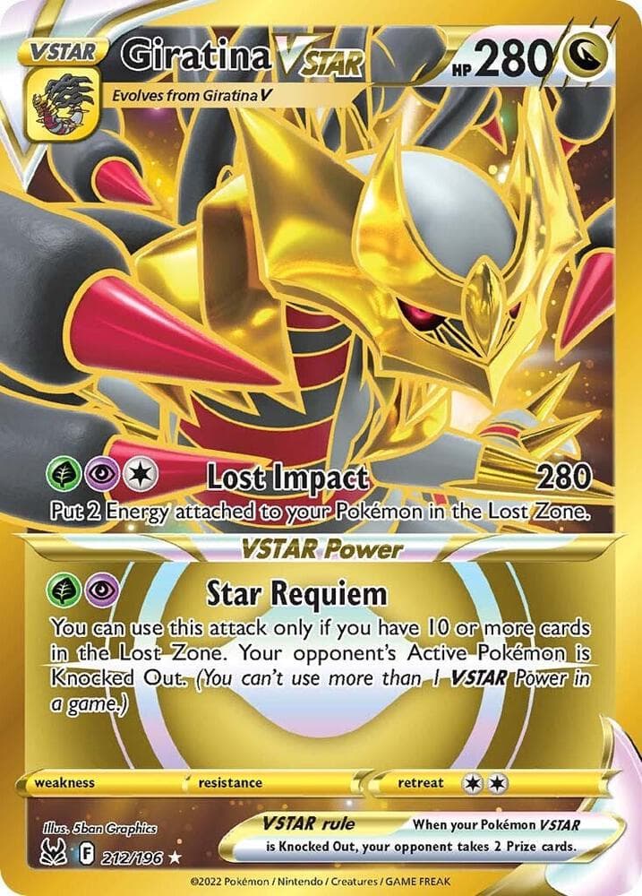 Giratina VSTAR 212 Secret VSTAR