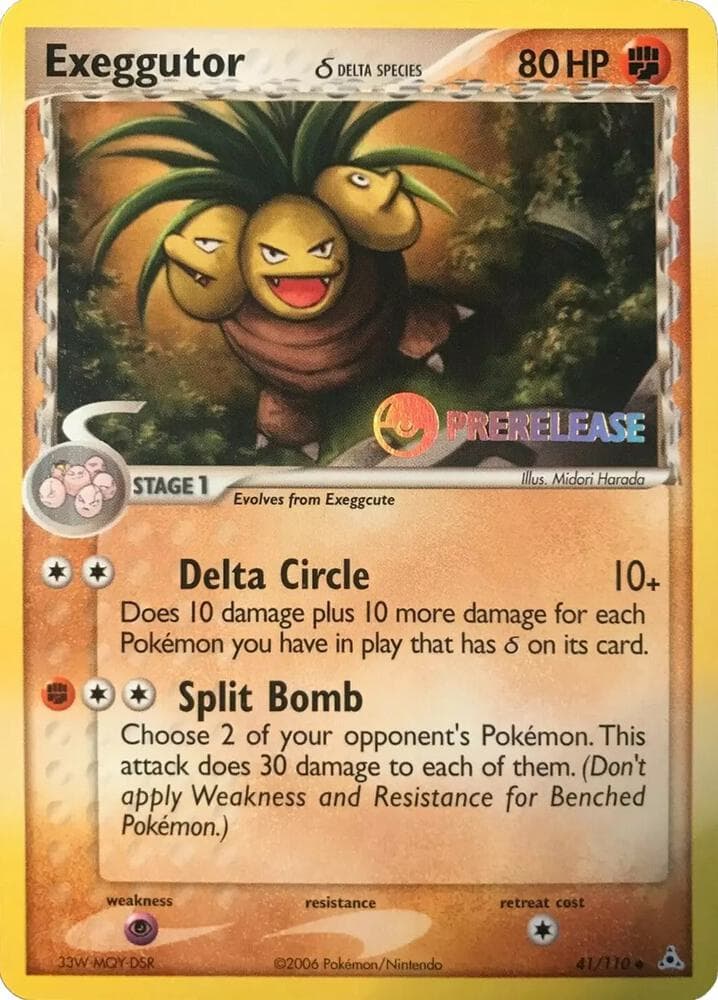 Exeggutor Delta Species 41 110 Prerelease Stage 1