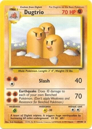 Dugtrio Stage 1