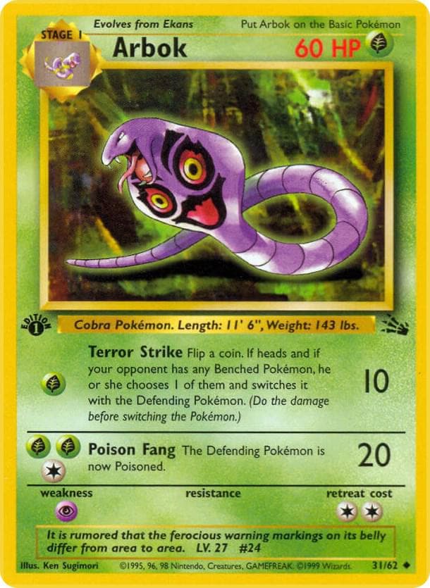 Arbok Stage 1