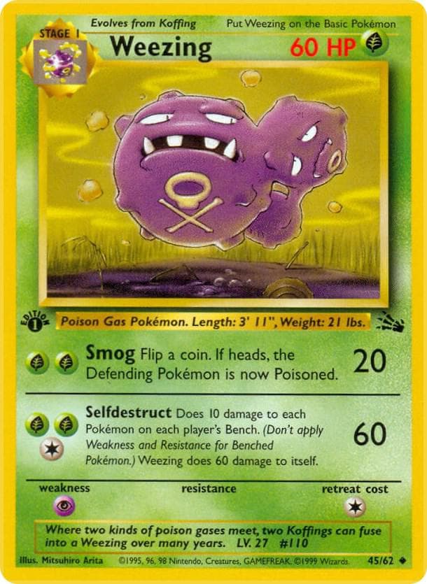 Weezing Stage 1