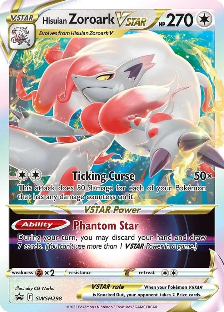 Hisuian Zoroark VSTAR SWSH298 VSTAR