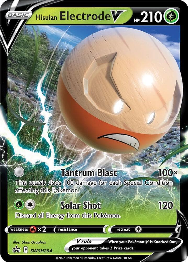Hisuian Electrode V SWSH294 Basic