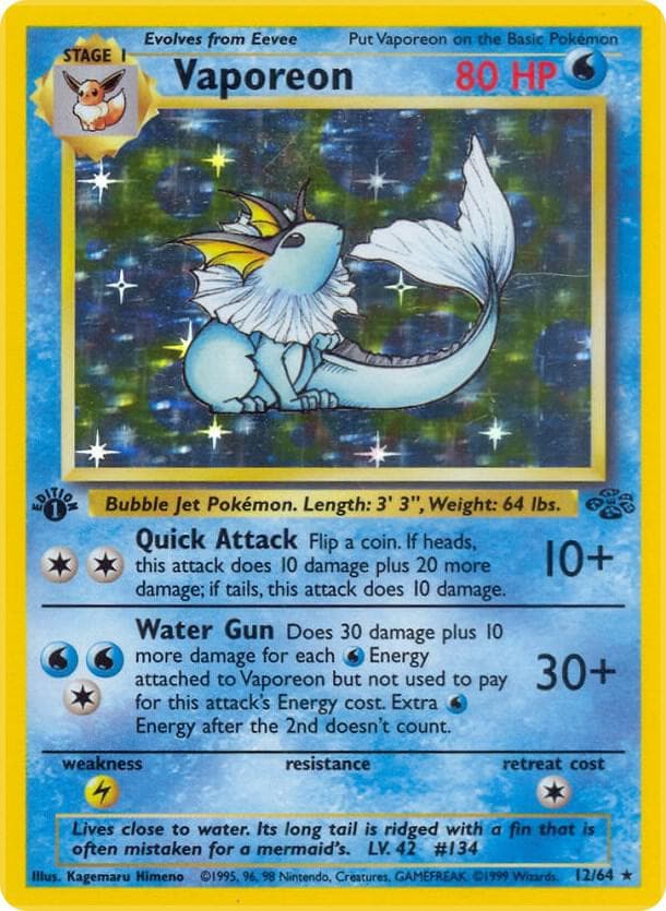 Vaporeon 12 Stage 1