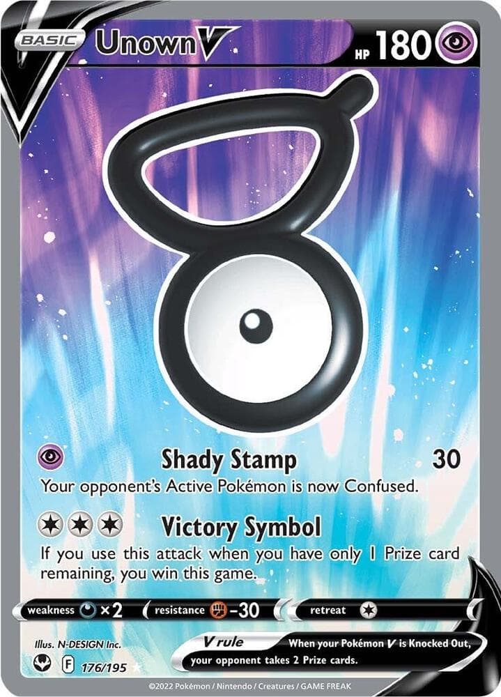 Unown V Full Art Basic