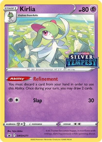 Kirlia SWSH271 Prerelease Stage 1