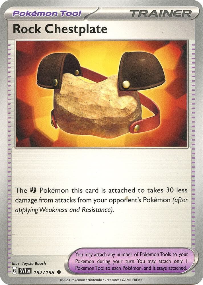 Rock Chestplate Pokémon Tool