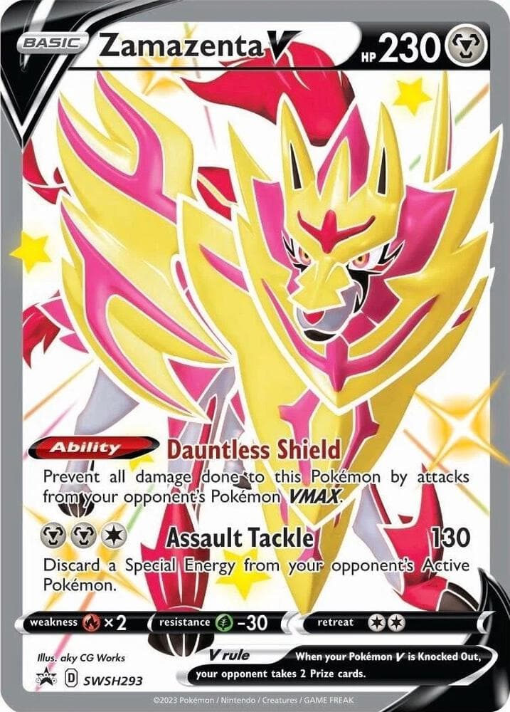 Zamazenta V Shiny SWSH293 Basic