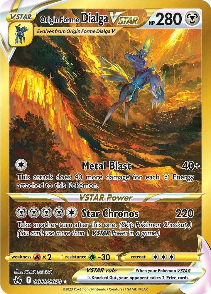 Origin Forme Dialga VSTAR Secret VSTAR