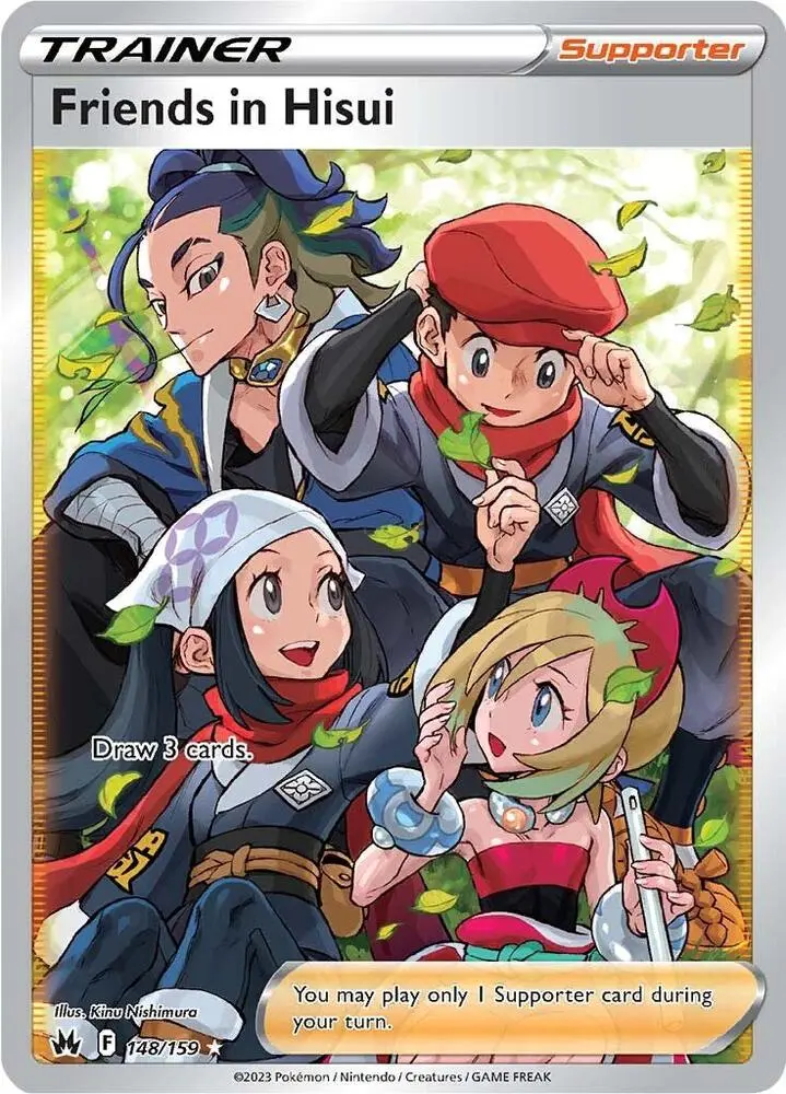 Friends in Hisui Full Art Supporter
