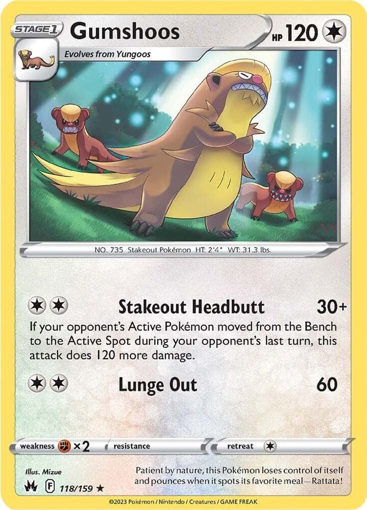 Gumshoos Stage 1