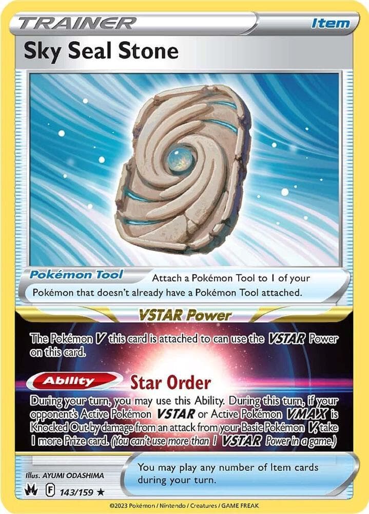 Sky Seal Stone Item · Pokémon Tool