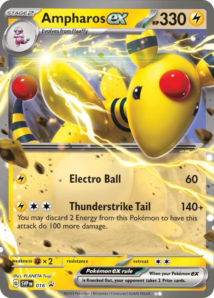 Ampharos ex Stage 2 · ex