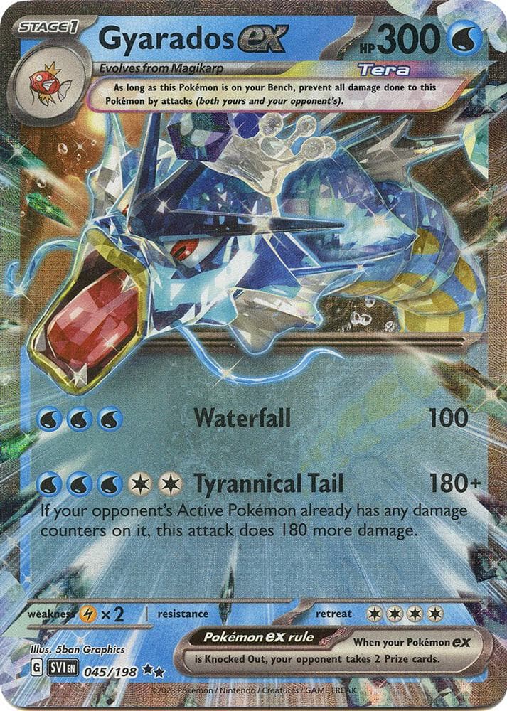 Gyarados ex Stage 1 · Tera · ex