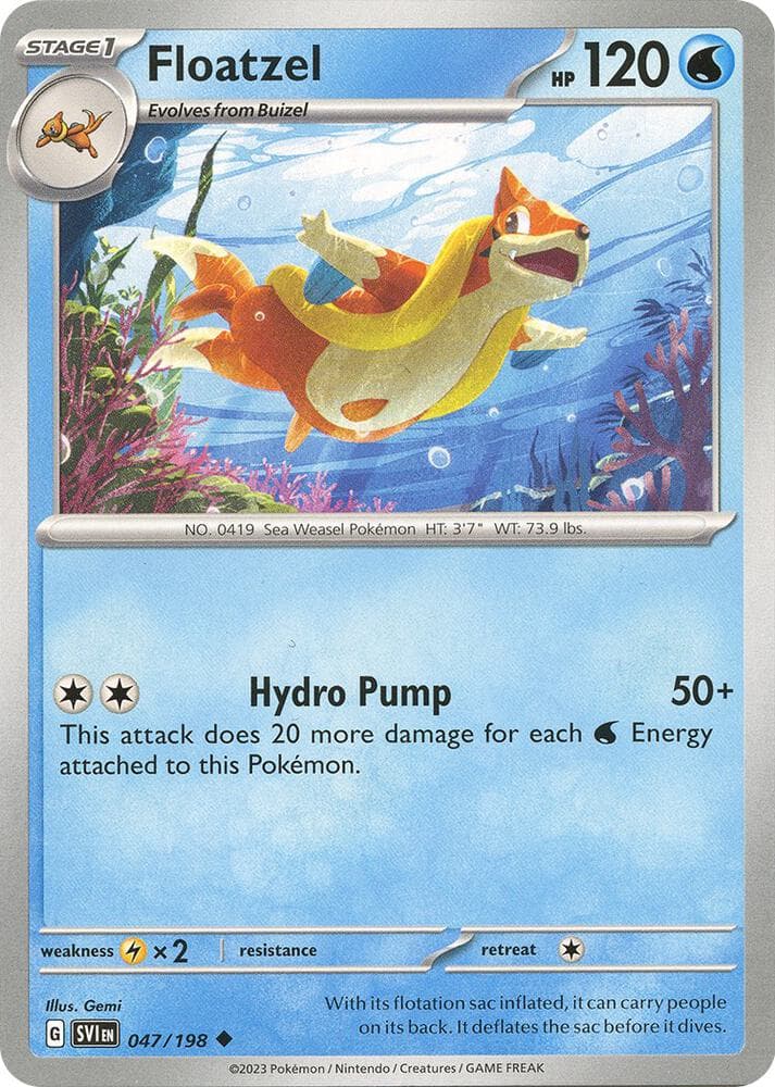 Floatzel Stage 1